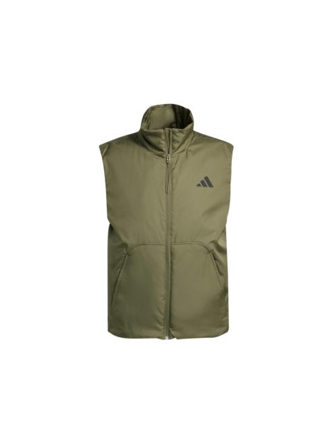 adidas City Tech Climawarm Padded Insulated Vest Olive Strata