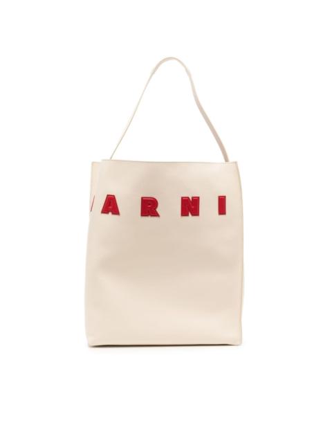 small Museo leather tote bag