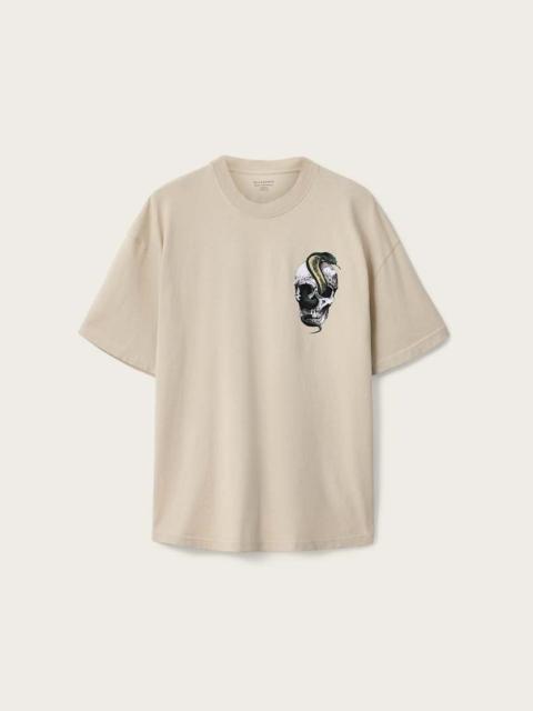 SNAKEHEAD OVERSIZED GRAPHIC T-SHIRT