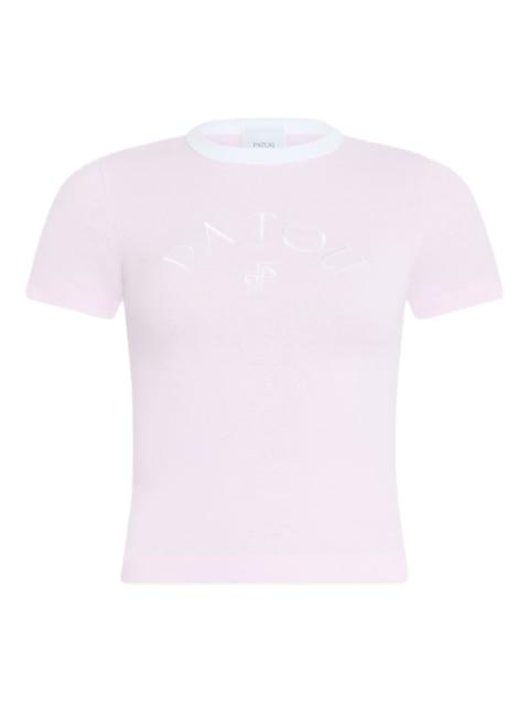 embroidered-logo T-shirt