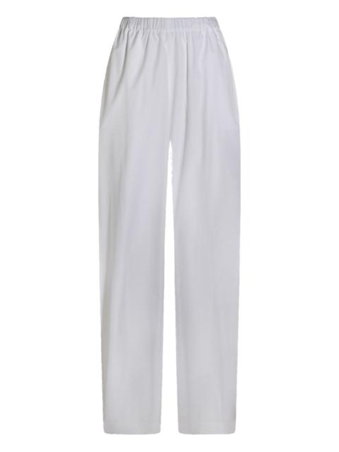 elasticated-waist trousers