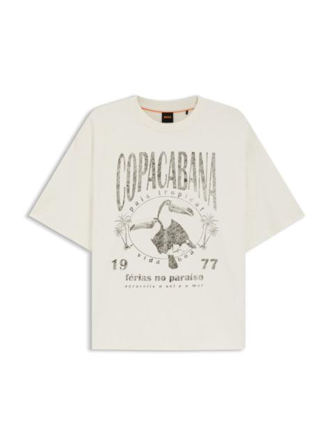 COTTON-JERSEY T-SHIRT WITH PRINTED ARTWORK