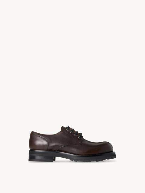 Derby Lug Sole Shoe in Leather