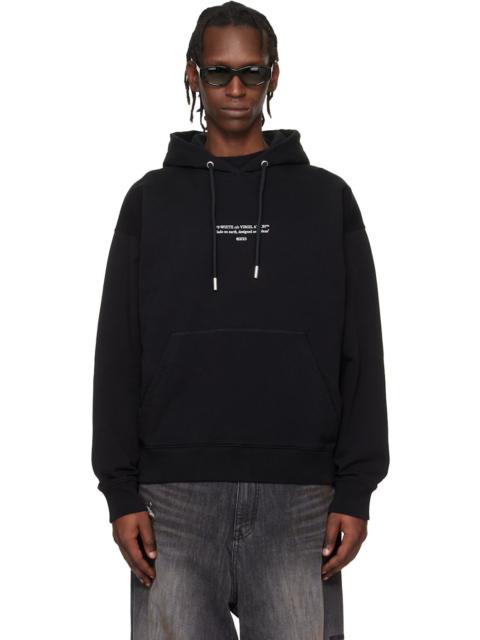 Black Statement Skate Hoodie
