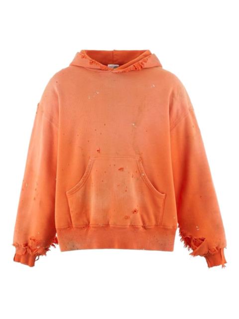 distressed hoodie