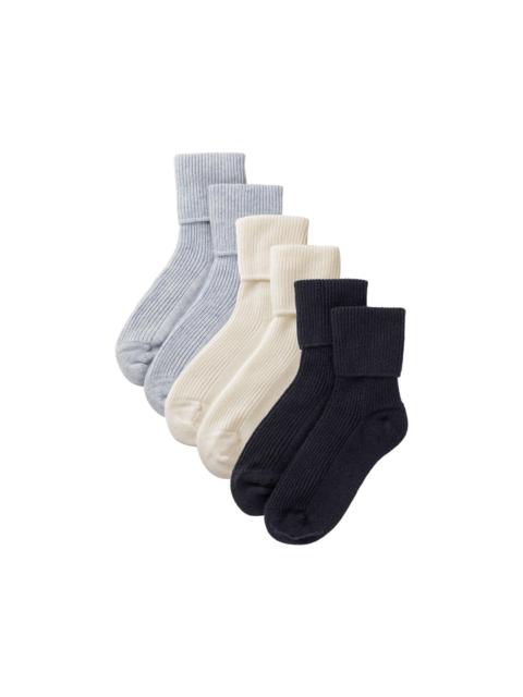 Women's Cashmere Lounge Socks Gift Set