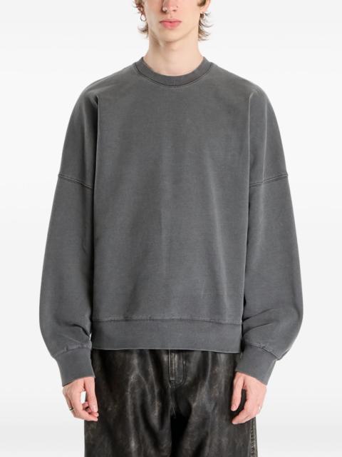 logo-embroidered sweatshirt