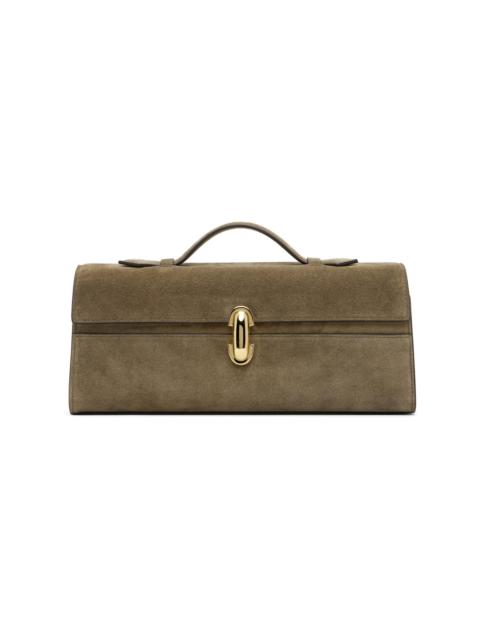 Taupe Slim Symmetry Pochette Bag