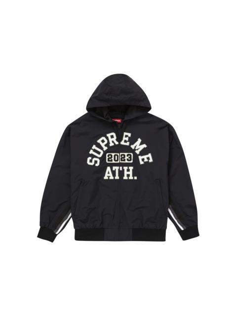 Supreme Appliqué Hooded Track Jacket Black