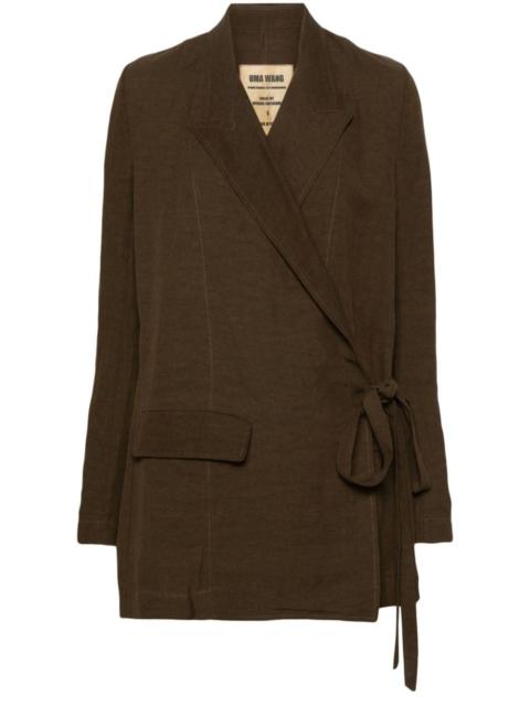 khloe peak-lapels jacket