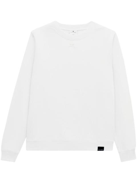 embroidered-logo cotton sweatshirt
