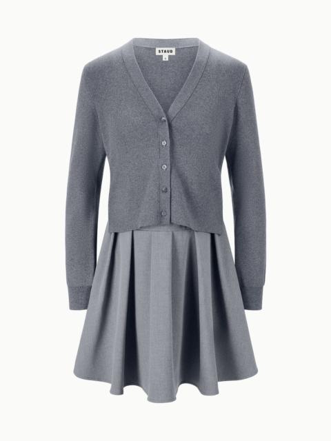 STAUD MILO DRESS STATIC