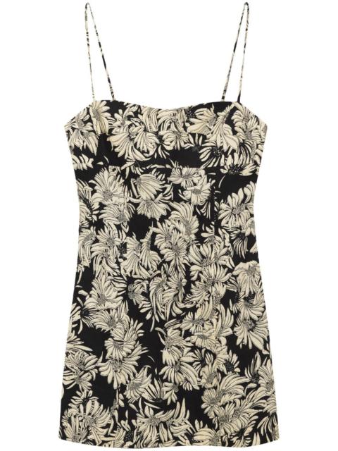 Keiran floral-print sleeveless minidress