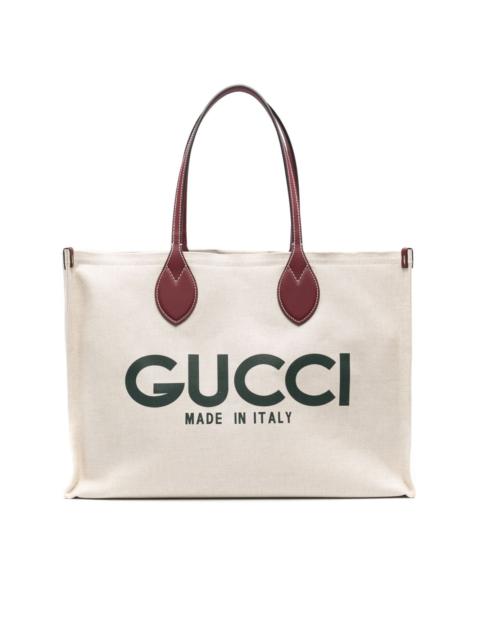large Gucci-print tote bag