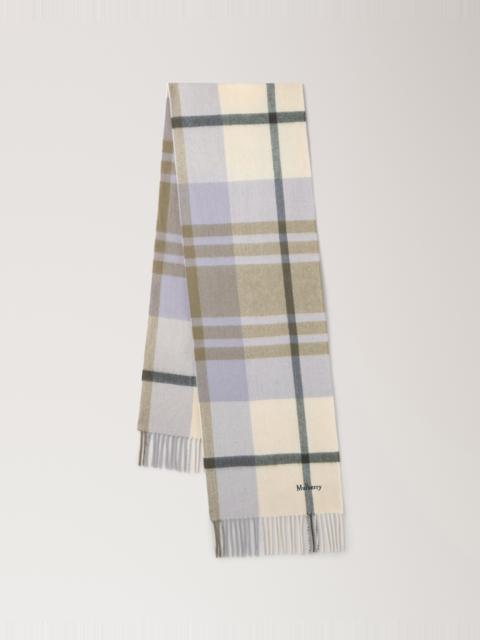 Small Check Merino Wool Scarf
Eggshell & Olive Merino Wool