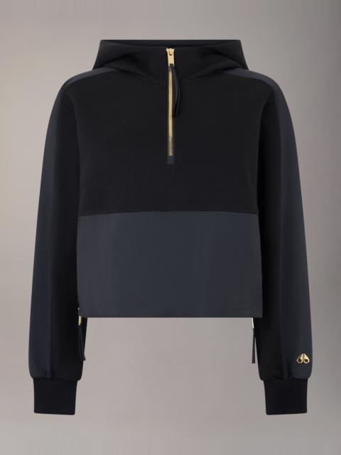 GOLD SERIES MIXED MEDIA HOODIE IN NEOPRENE