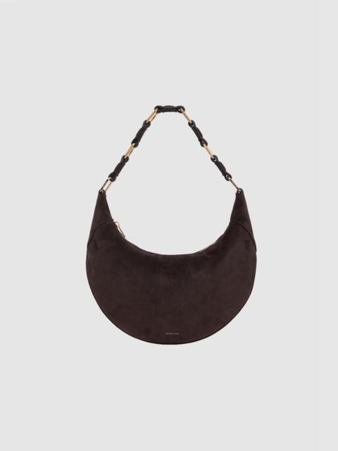 Kate Hobo Bag - Dark Brown Suede