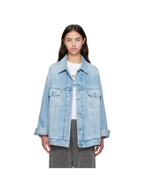 Blue Oversized Denim Jacket