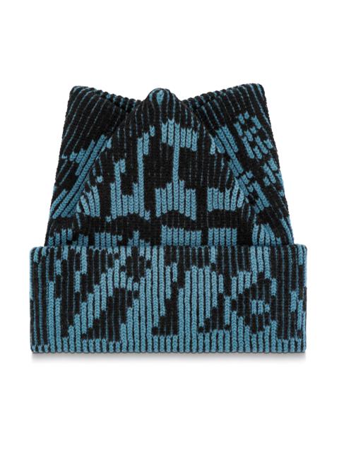 Tricorn Rib Flower Beanie