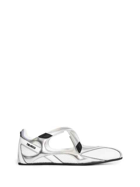 The Attico Woman Silver Flats