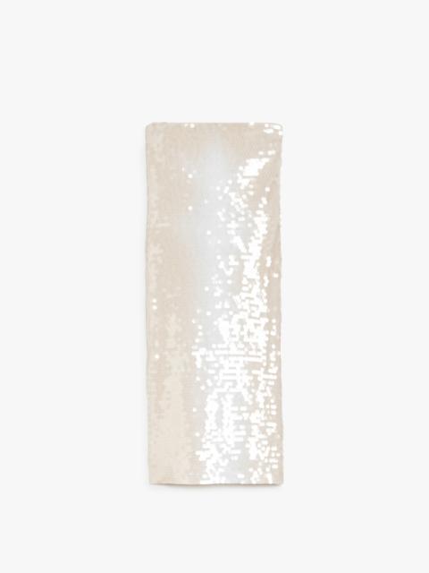 STEMMA Sequinned jersey dress