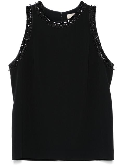 embroidered cady top