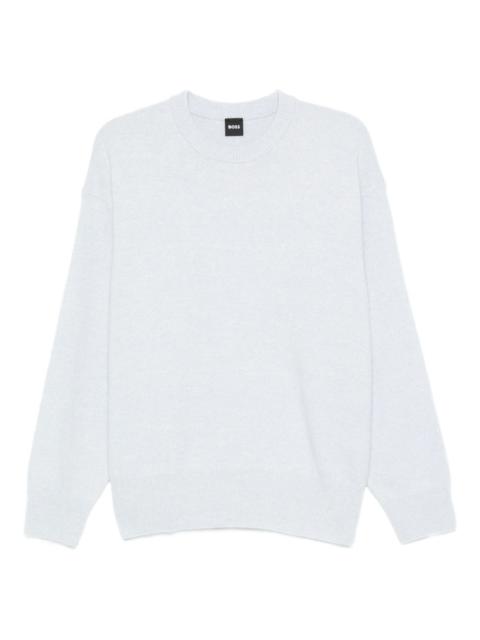 crew-neck wool sweater