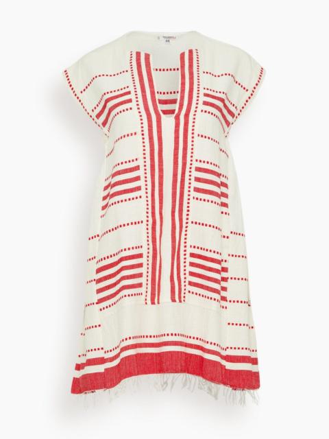 Elina Caftan in Eshe Red