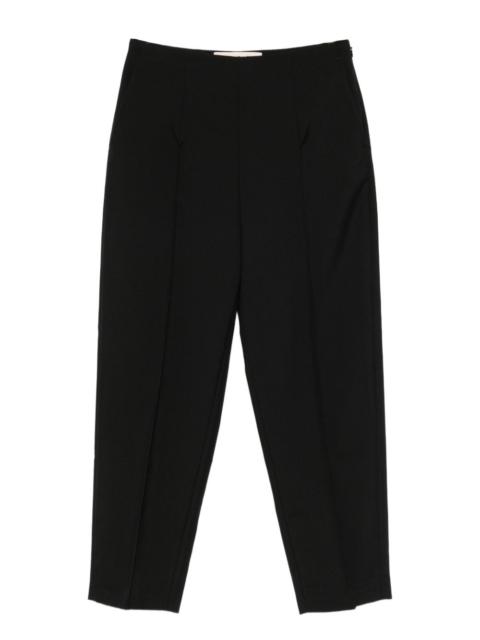 pressed-crease trousers