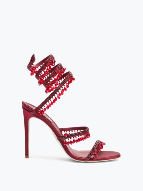 CHANDELIER BURGUNDY SANDAL 105