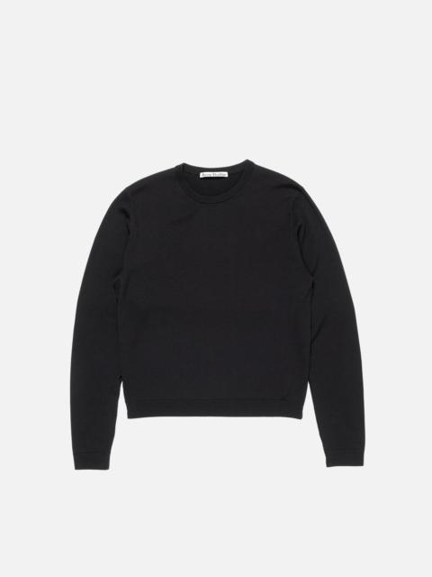 Merino wool jumper - Black
