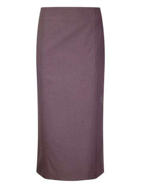 panelled midi skirt