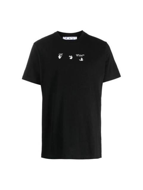 Off-White Marker Slim Tee 'Black' OMAA027S21JER0061045