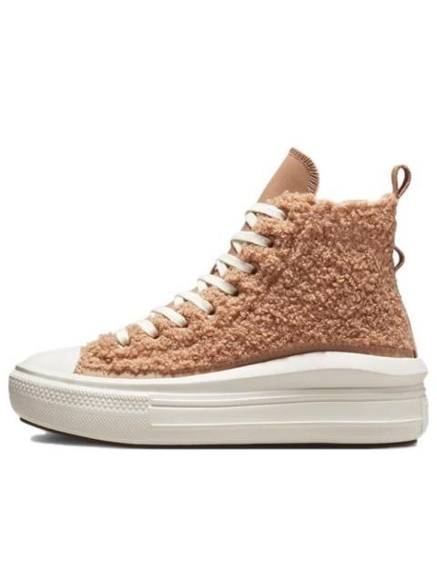 (WMNS) Converse Chuck Taylor All Star Move Platform High 'Sherpa - Champagne Tan' A04259C