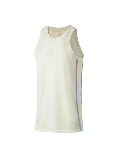 Li-Ning Way Of Wade Logo Quick-Drying Basketball Tank 'Beige' AAYT013-3