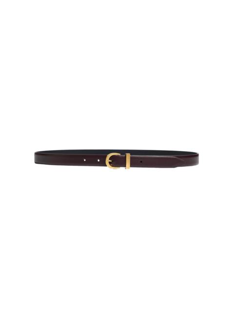 Luna Leather Belt burgundy