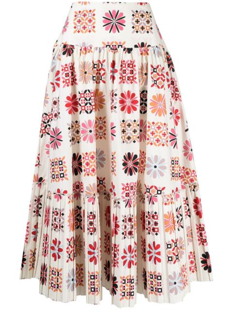 Balletto midi a-line skirt