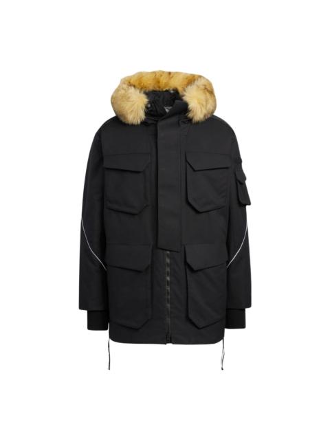 adidas Originals Mid Down Jacket 'Orbit Green Black' HM9698