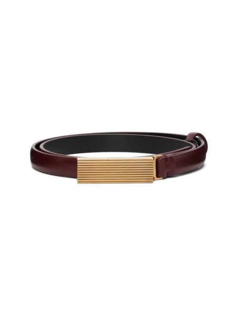 Burgundy Empire Belt