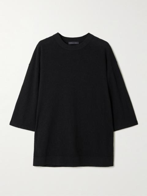 Sable Cotton-blend Jersey T-shirt