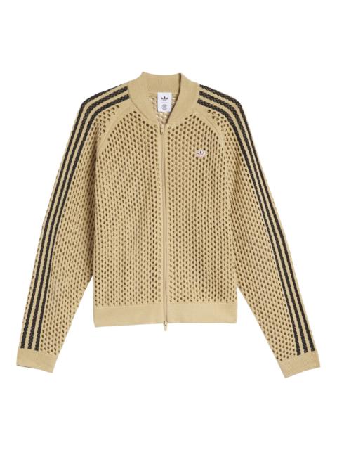 adidas x CLOT FW24 Crochet Track Jacket Asia Sizing 'Beige Tone' JF4270
