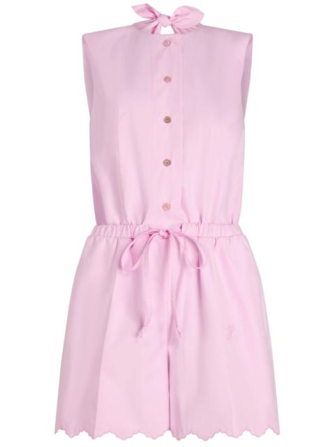 cotton poplin playsuit