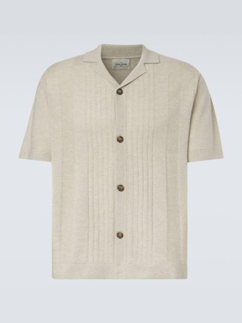 Gerone knitted cashmere polo shirt