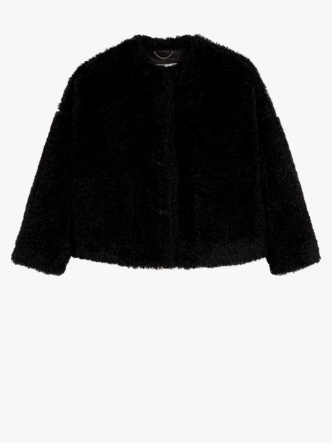 HUMBIE BLACK ECO FUR JACKET
