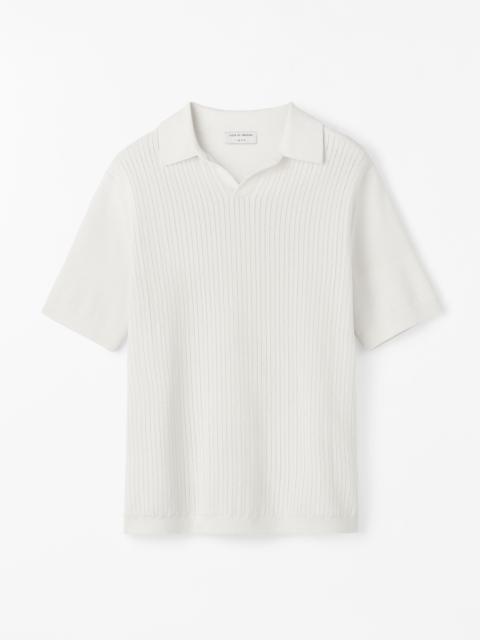 Eoin P Rib-Knit Polo