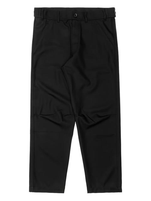 button-fastening woven trousers