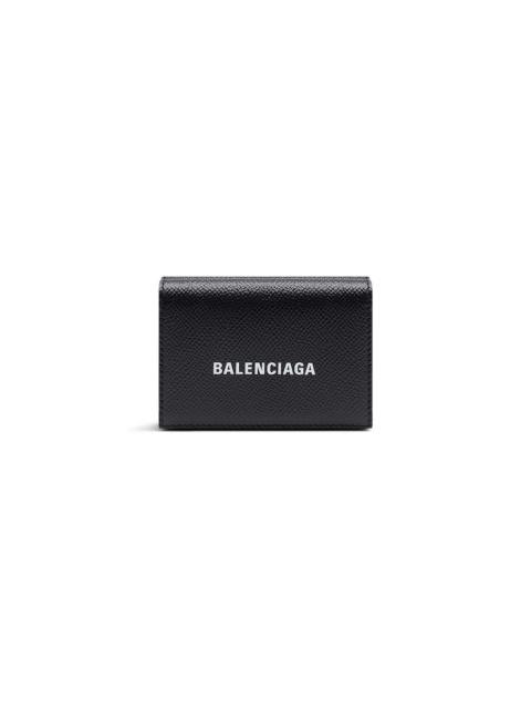 Men's Cash Mini Wallet in Black/white