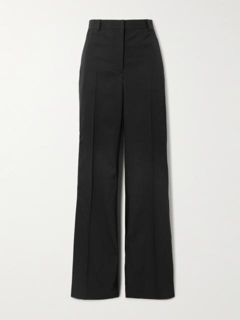 Wool-twill Flared Pants