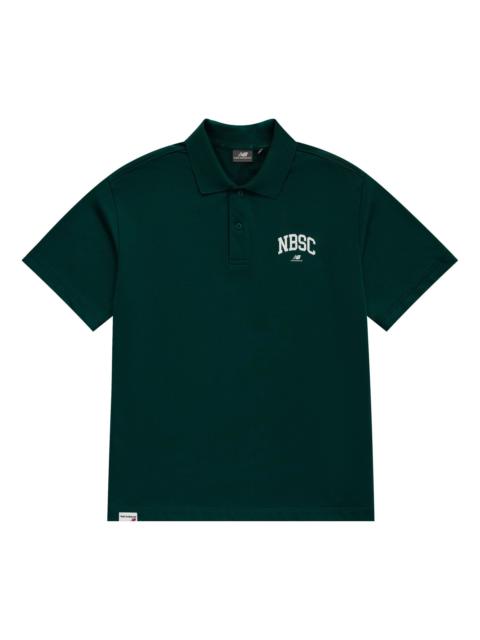New Balance Classic Polo Tee 'Green' 5FD25363-HT