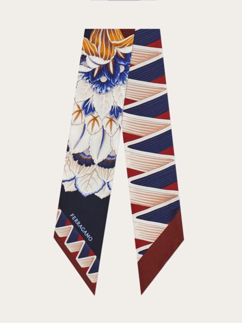 Giada print silk mini bandeau